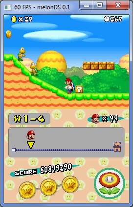 melonDS screen