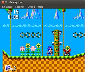 Gearsystem screen