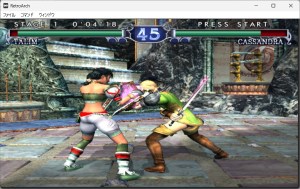 RetroArch screen
