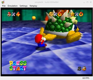 simple64 screen