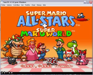 Snes9x screen